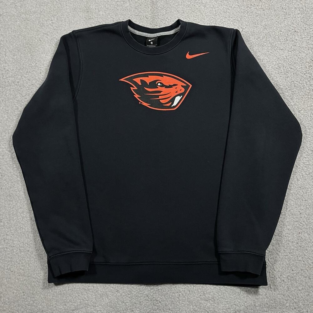 Oregon State Beavers Sweatshirt Mens L Nike Crewneck Pullover Football NCAA